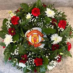 Football badge wreath