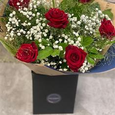 Endless Love Red Rose handtied bouquet 