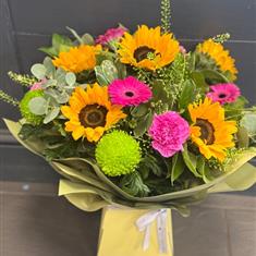 Sunflower Sun Handtied bouquet